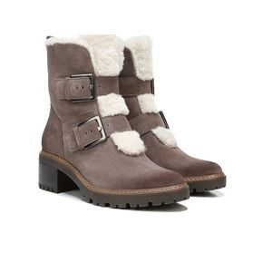 Naturalizer Tristan Sweetwood Bootie in Sweetwood Suede, Size 8. NIB.